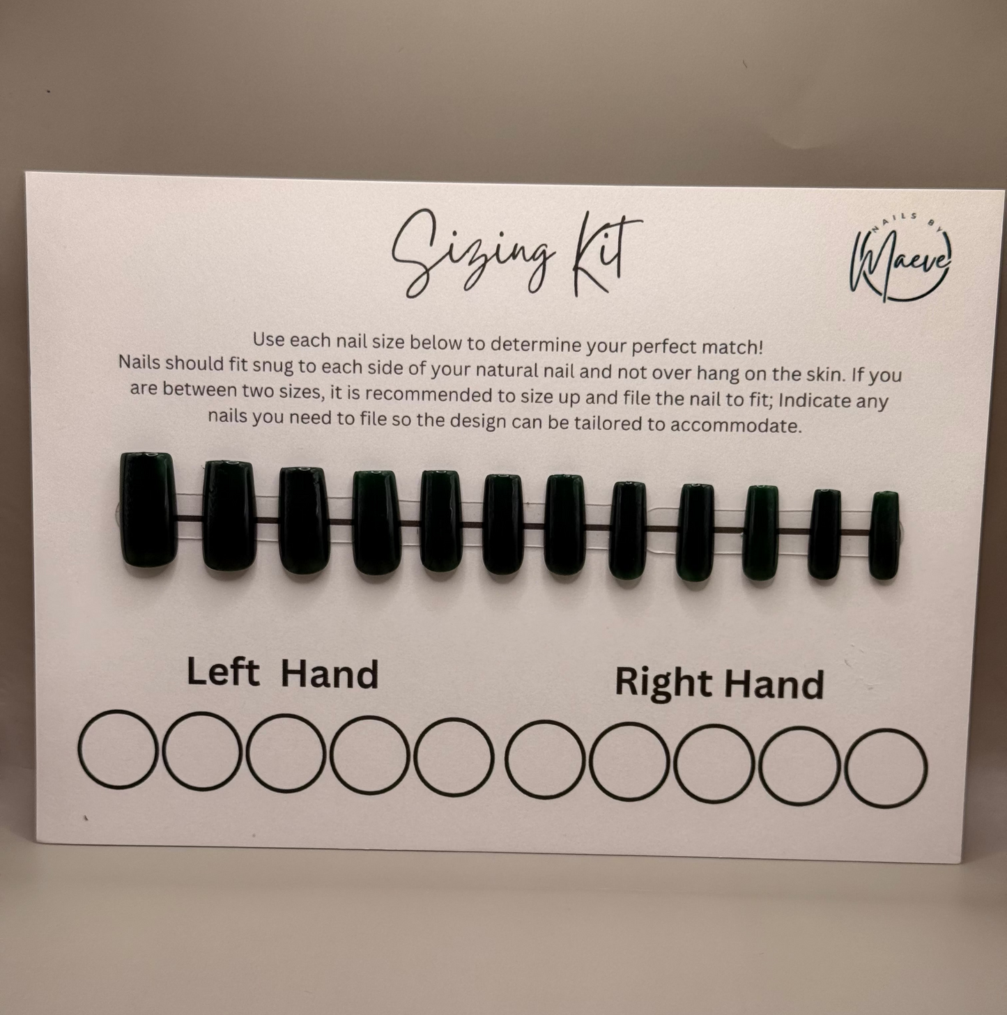 Signature Sizing Kit